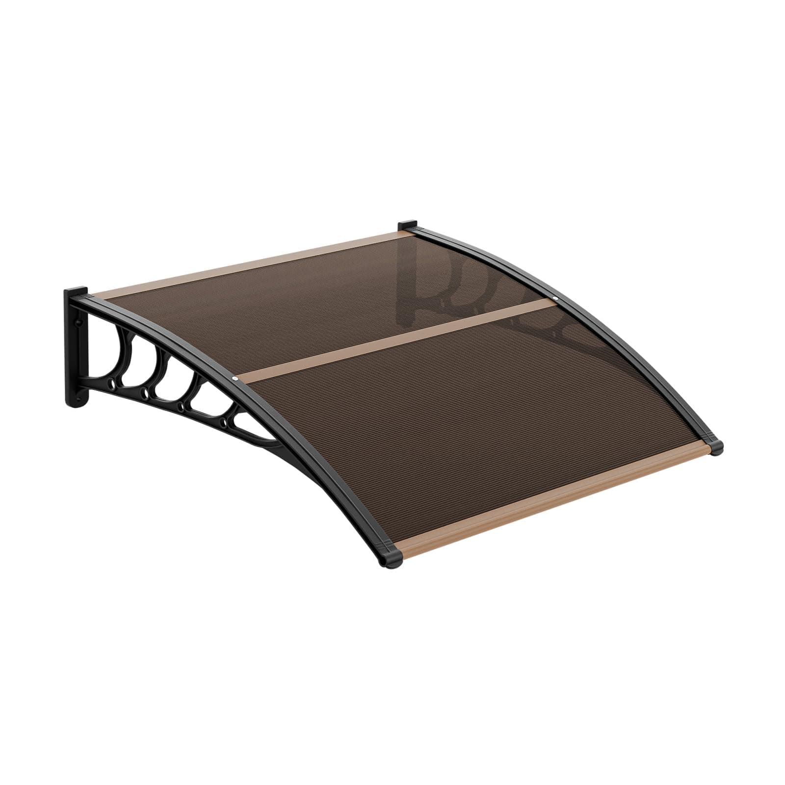 VINGLI Window Awning Door Canopy Exterior, Awnings for Doors Polycarbonate Cover Patio Door Awning Rain Snow Sunlight Protection Hollow Sheet