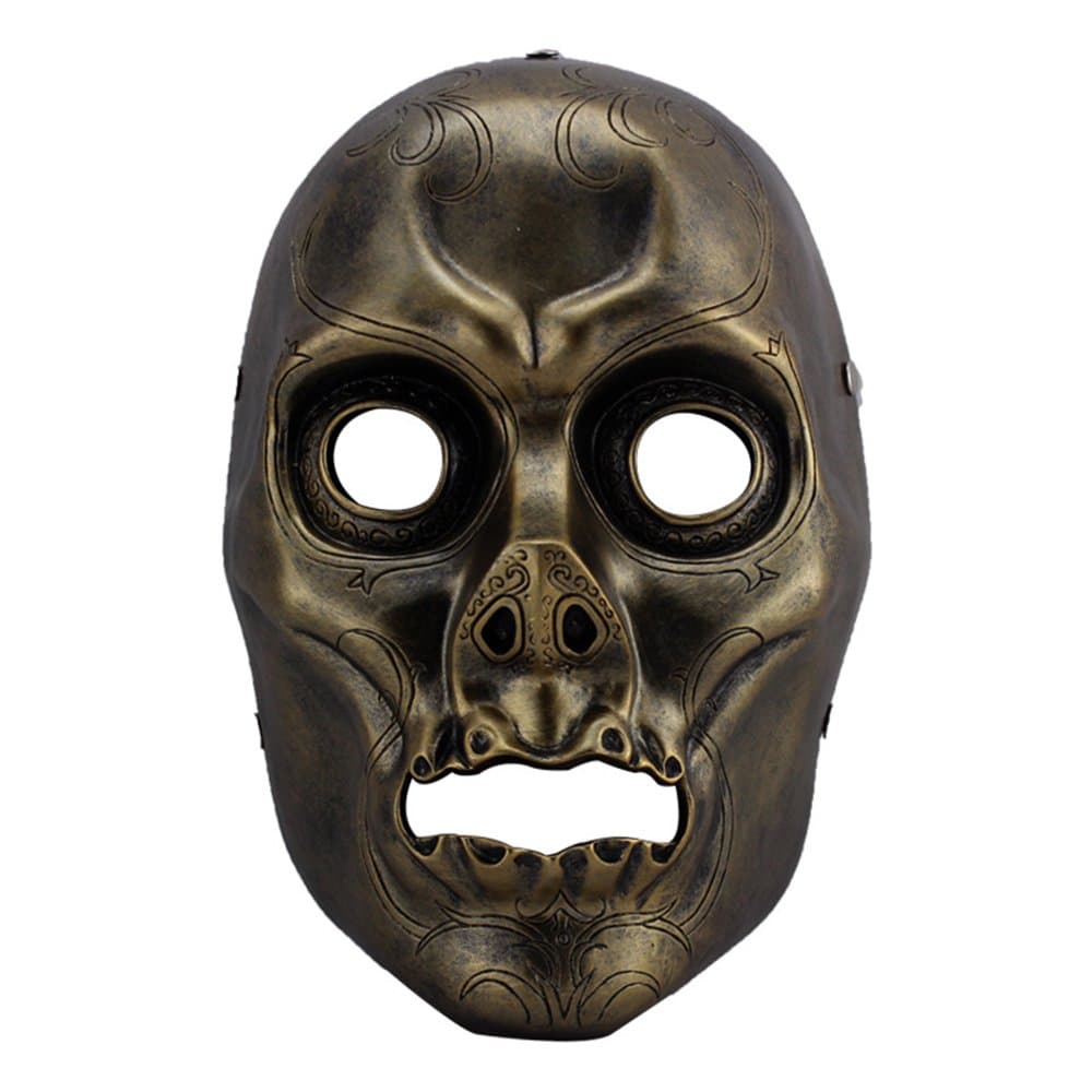 Charmgle Adult Collection Monster Costume Halloween Cosplay Carnival Resin Mask Party Mask Bronze