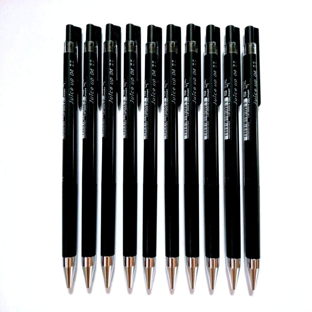 Pilot juice up 04 Retractable Gel Ink Pen, Extra Fine Point 0.4mm, Black Ink, Value Set