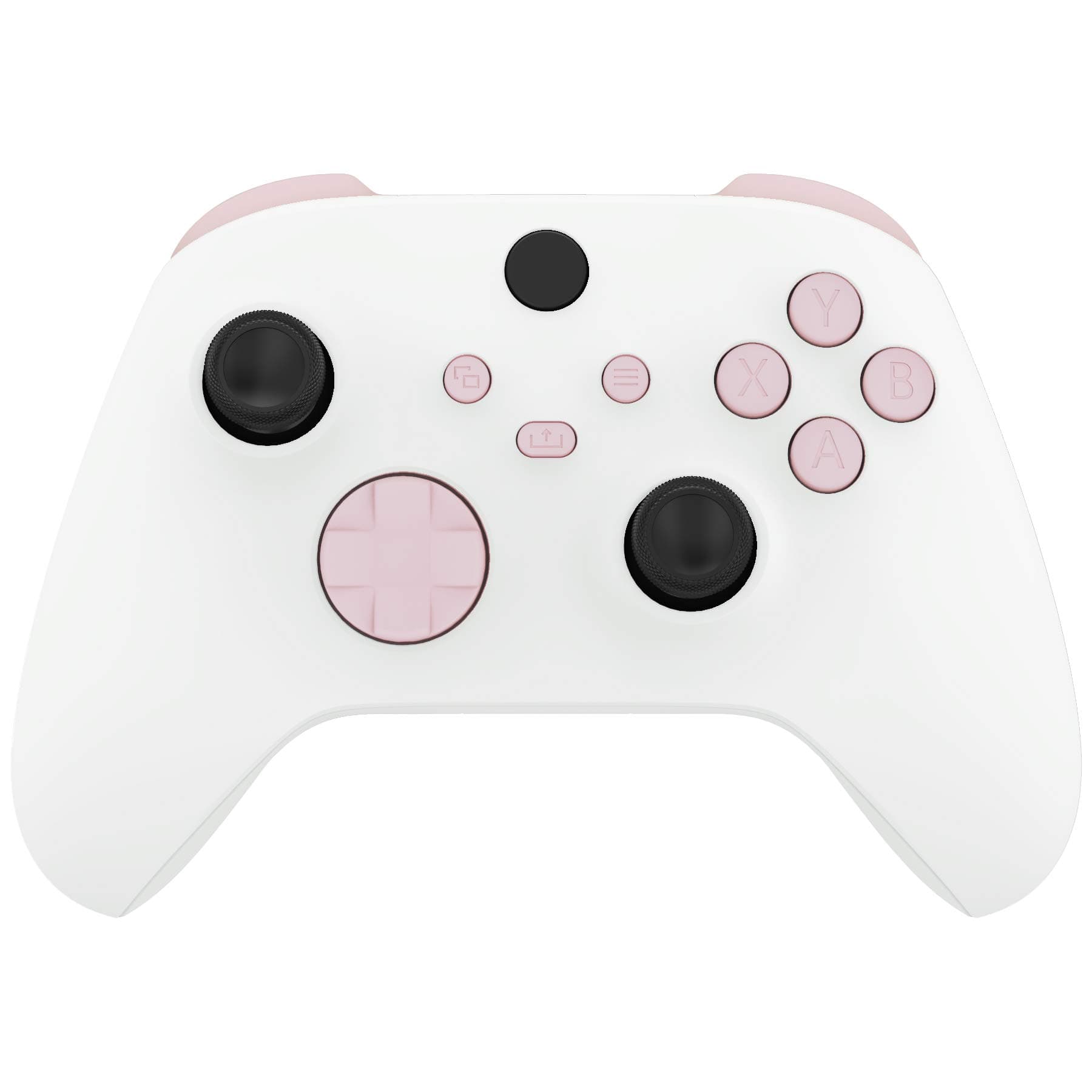 eXtremeRate Replacement Buttons for Xbox Series X & S Controller, Cherry Blossoms Pink Custom Repair Kit Bumpers Trigers Dpad ABXY Start Back Sync Share Keys Parts for Xbox Core Wireless Controller