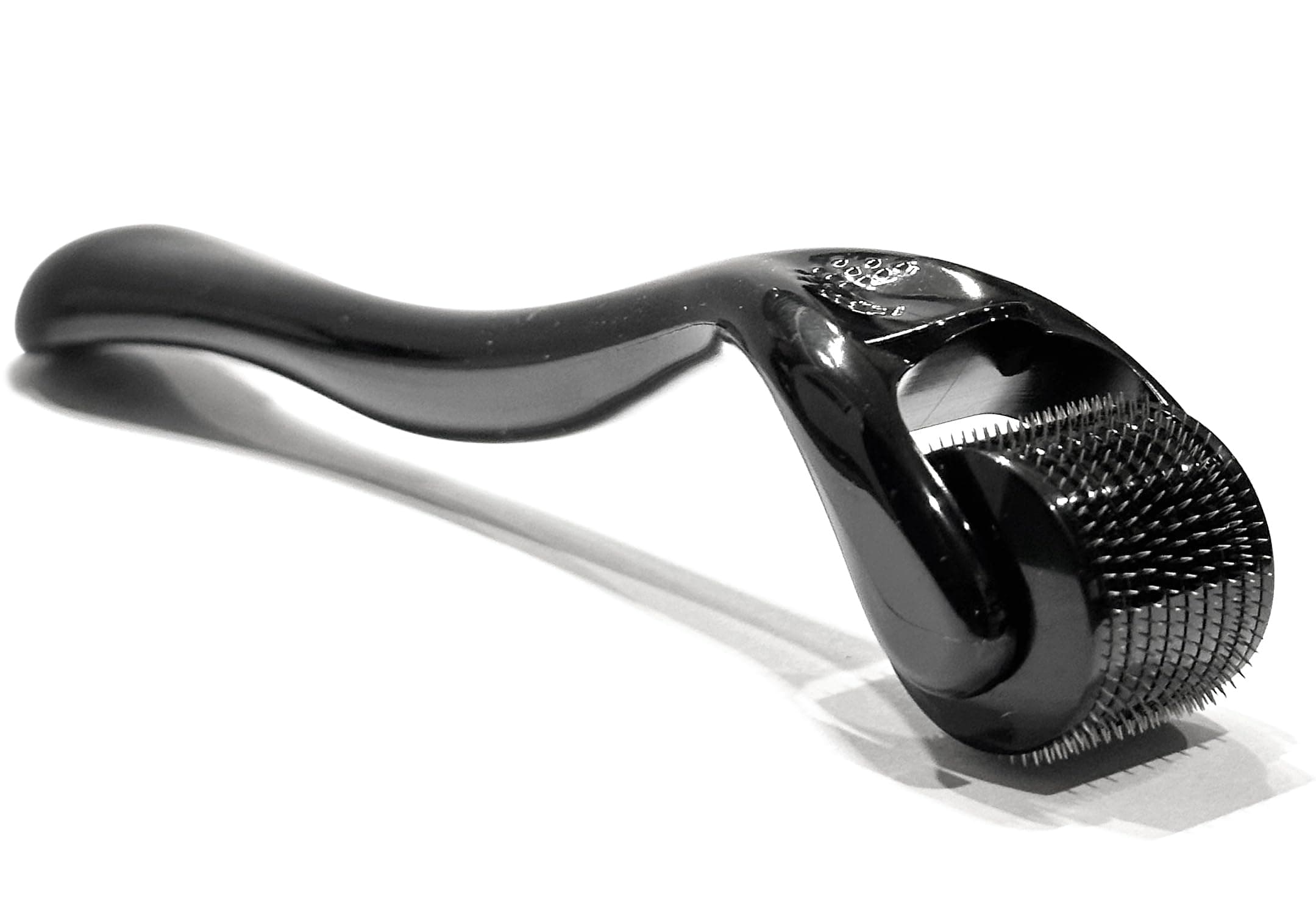 ROSELYNBOUTIQUE Derma Roller 0.25mm Titanium Microneedles - Microneedling Roller for Hair Facial Skin Beard Cosmetic Beauty (0.25 Black)