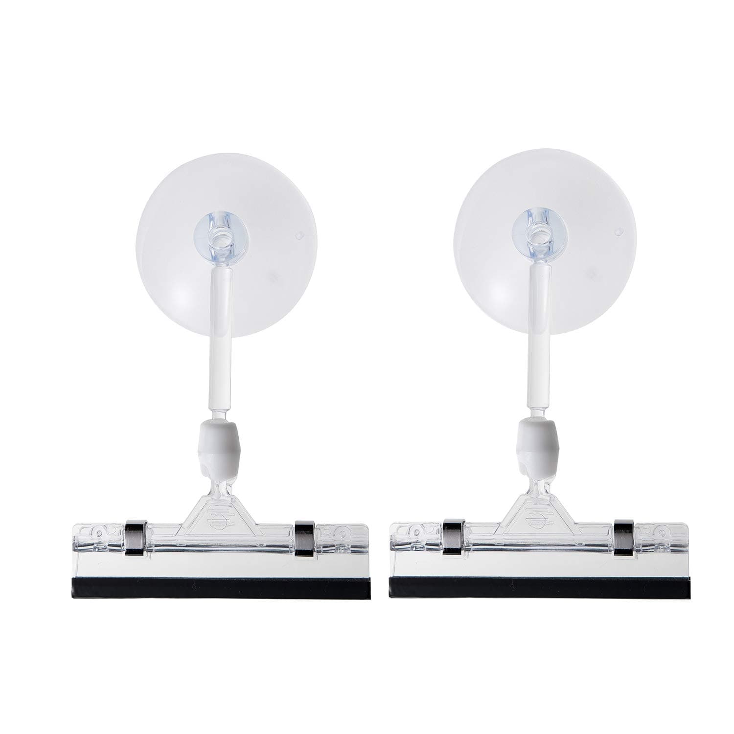 AmazerBath Shower Curtain Clips, Detachable Splash Guard Shower Curtain Clips with Suction Cup (2-Pack)