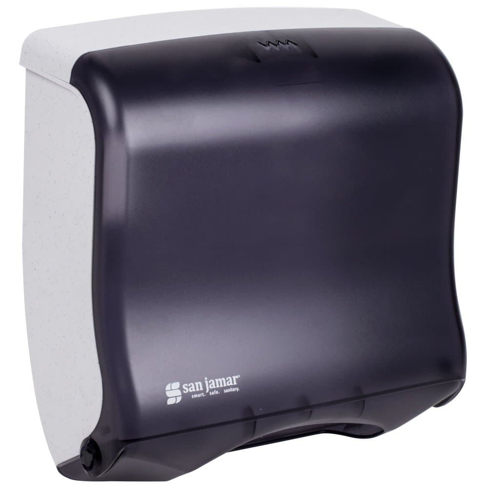 T1755 Ultrafold Fusion Towel Dispenser, Fits 400 Multifold/240 C-Fold Towels, 11-1/2" Width x 11-1/2" Height x 6" Depth, Black Pearl