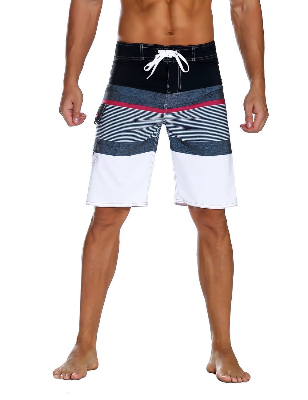 Men's Sportwear Quick Dry Board Shorts with Lining
