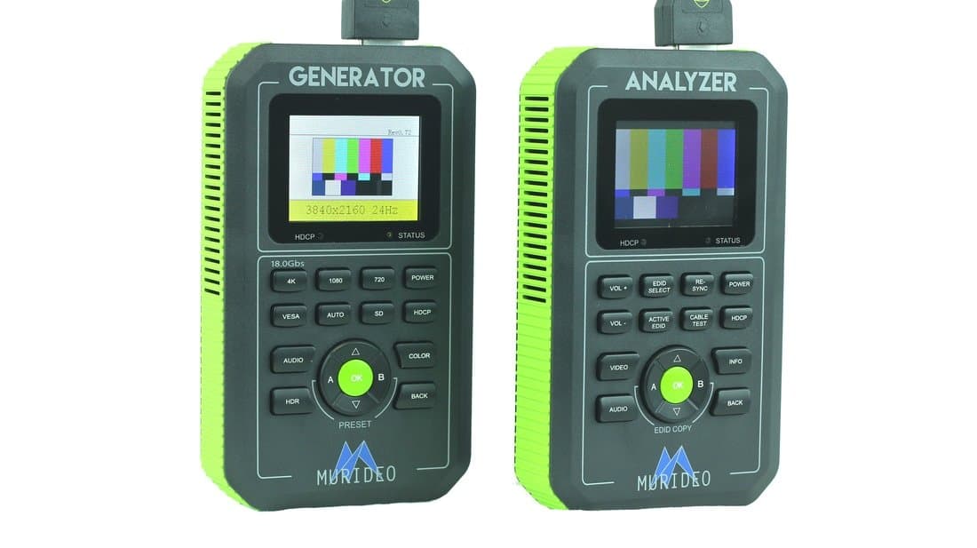 AC-FXHD-KIT Fox and Hound HDMI Test Kit/18Gbps/4K/HDR/4x4x4 (Video and Audio HDMI Distribution Testing KIT built with the custom and commercial integrator in mind)