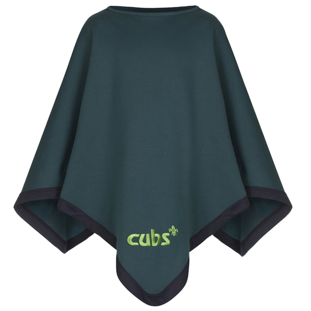 Cub Scout Poncho/Blanket, Approximately 110 x 1110cm, Green