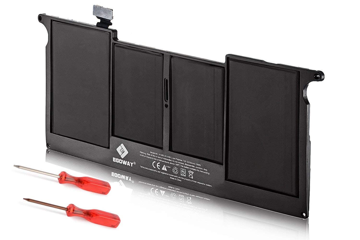 E EGOWAY A1465 A1370 MacBook Air 11 inch Battery, fits A1406 A1495, EMC 2924 2631 2471 2558