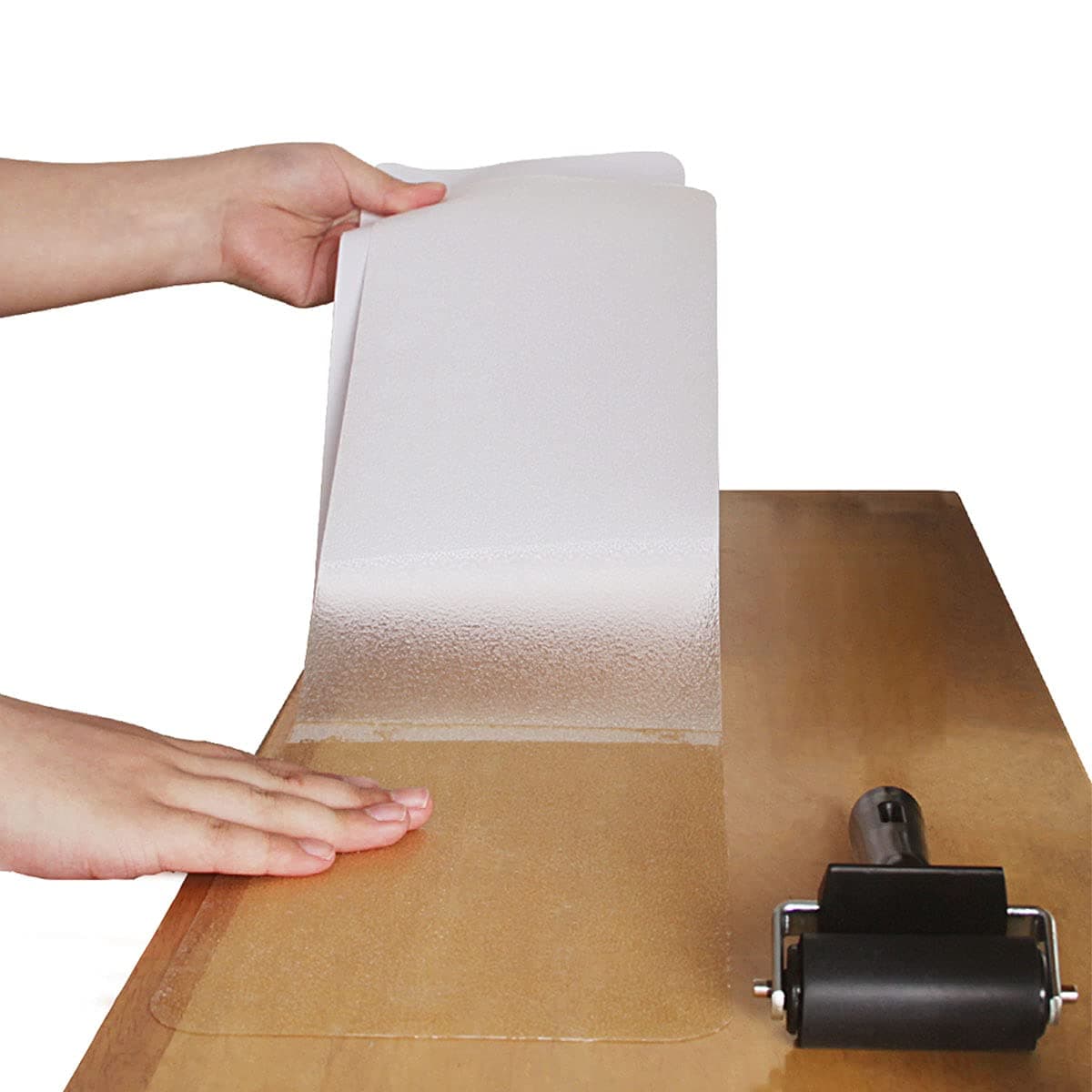 Non Slip Stair Treads 4’’ x 32’’, 15 Pack Pre-Cut Transparent Anti Slip Strips, Waterproof and High Viscosity, Adds Non Slip Traction to Floor, Bathroom, Safety for Kids, Elders and Pets