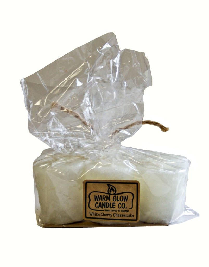 Warm Glow Candle Company White Cherry Cheesecake Votive Candles (6 Pack)