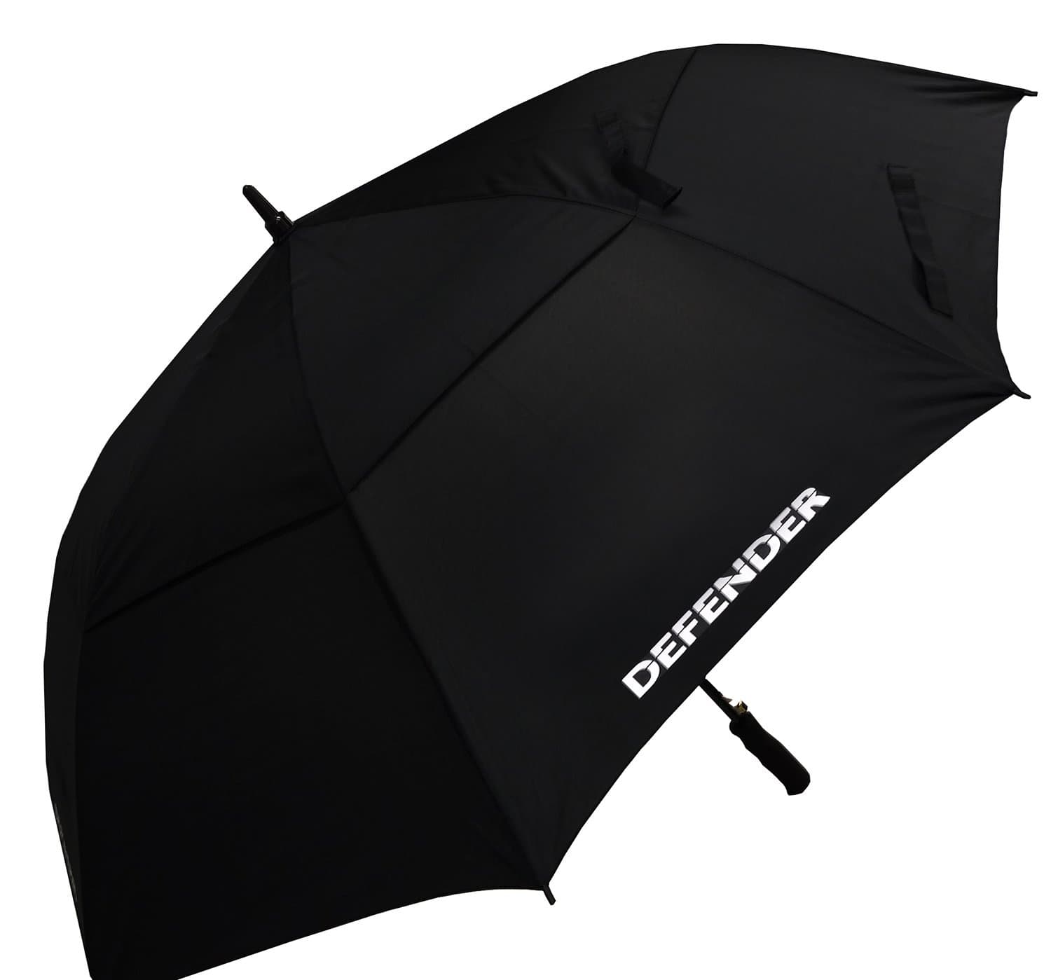 Defender Land Rover Umbrella Large Golf Umbrella Black