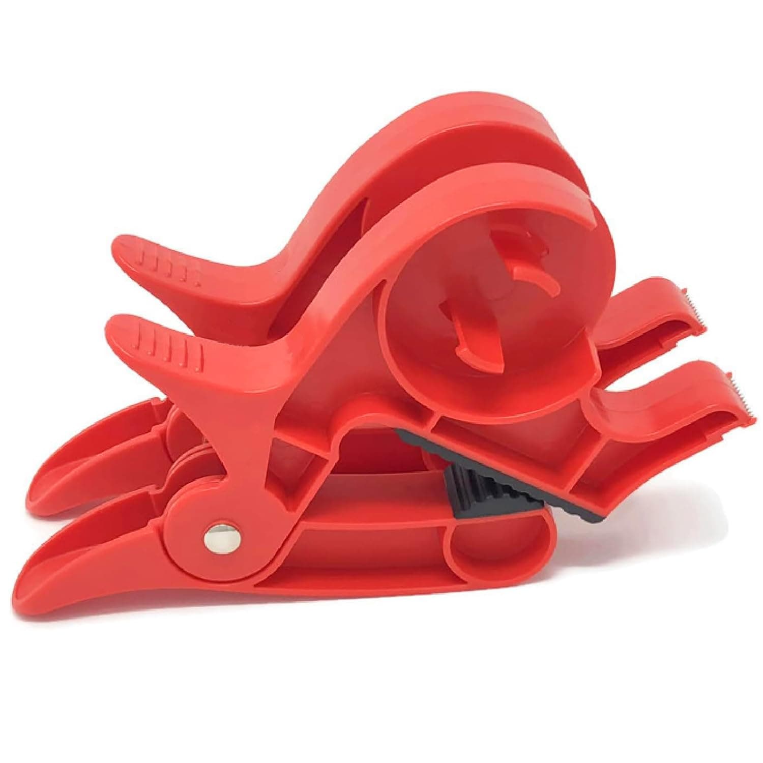 NOJGAC 2 Pcs Wrapping Paper Cutter,Gift Wrap Cutter,Tabletop Gift Wrapping Tool Wrapping Paper Holder Clamps Adhesive Cutter Packaging Machine,Tape Dispenser