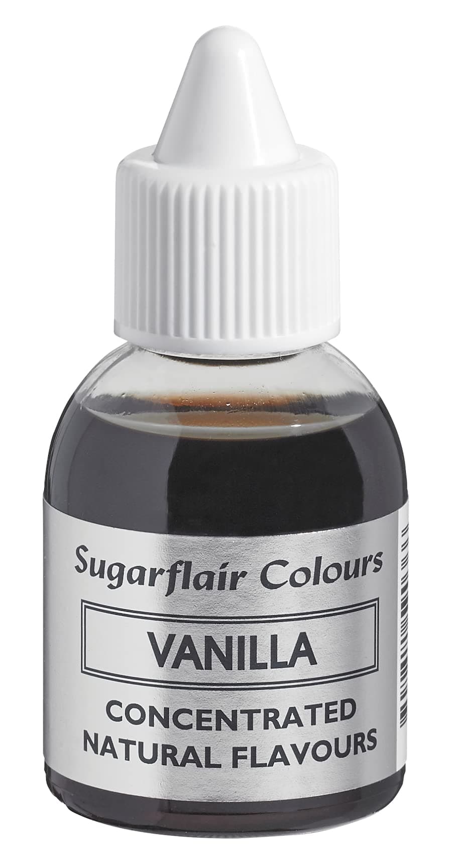 Sugarflair Vanilla Natural Flavouring - Concentrated Natural Food Flavouring for use in Cakes, Cupcakes, Frostings, Drinks, Ice Creams - 30ml