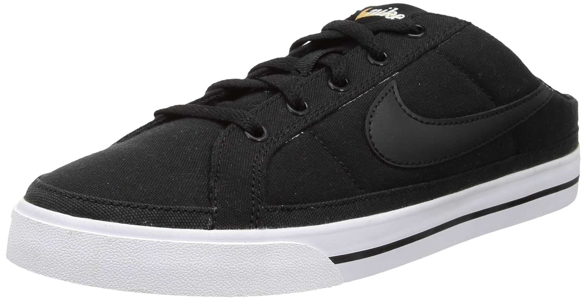 NikeCourt Legacy Mule Womens Shoes Size 9.5, Color: Black/White