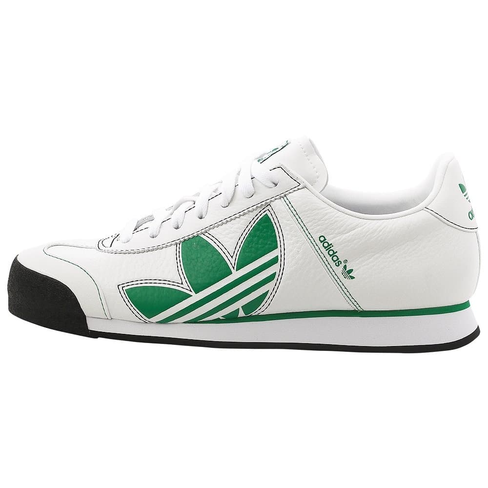 adidas Samoa Trefoil X Black/Green/Grey Leather Shoes