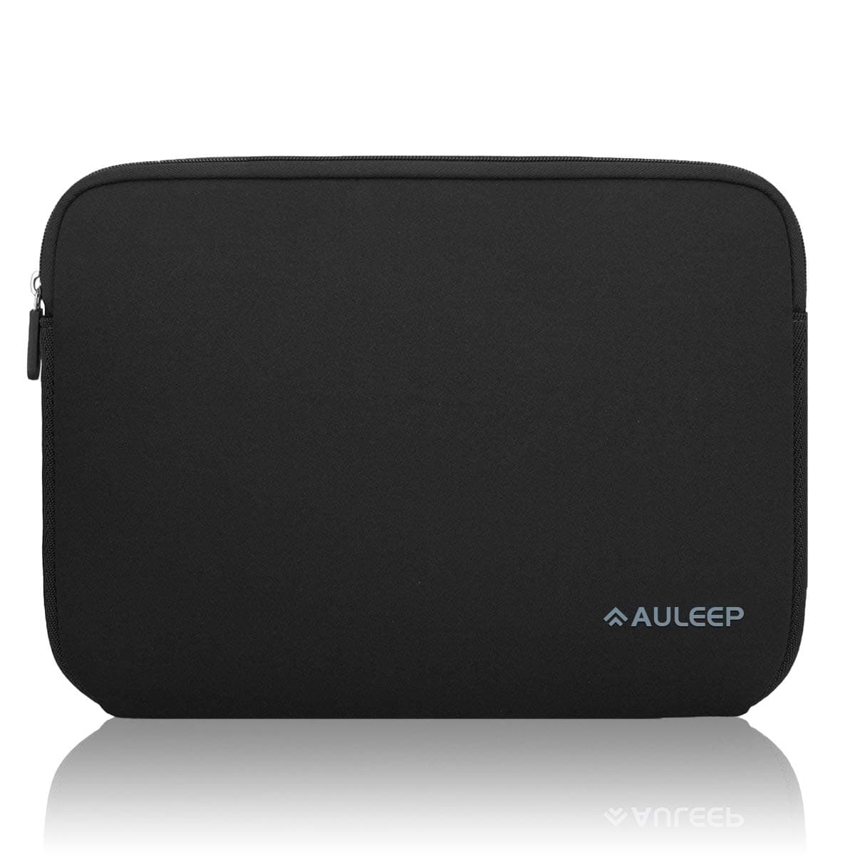 AULEEP 13-14 Inch Laptop Sleeves, Neoprene Water-Resistant Notebook Computer Pocket Tablet Chromebook Carrying Sleeve for MacBook Air/MacBook Pro 13-14 inch for HP/Dell/Lenovo/Asus/Acer, Black