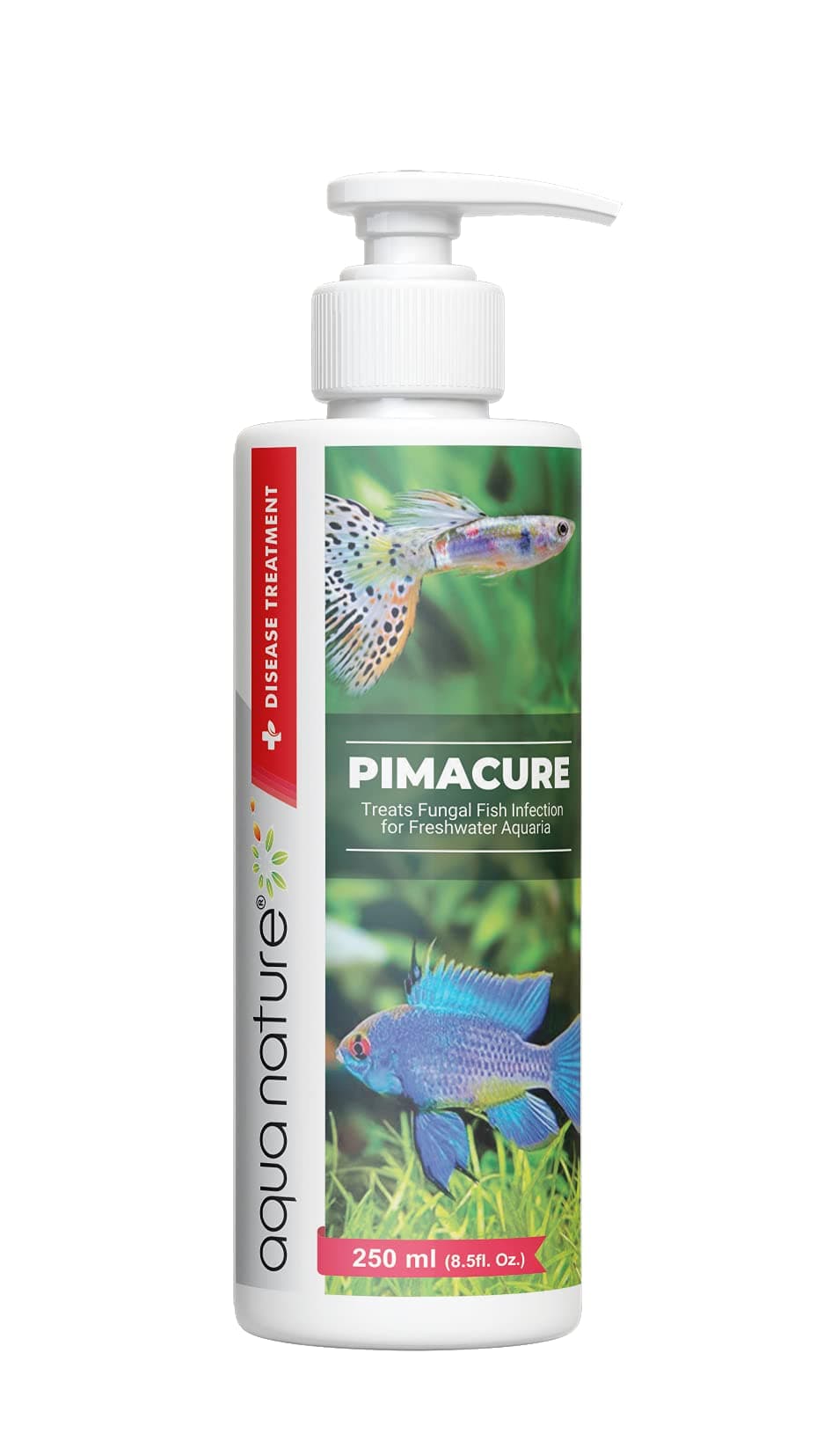 PimaCure Treats Fungal Fish Infection for Freshwater Aquaria (250ml)