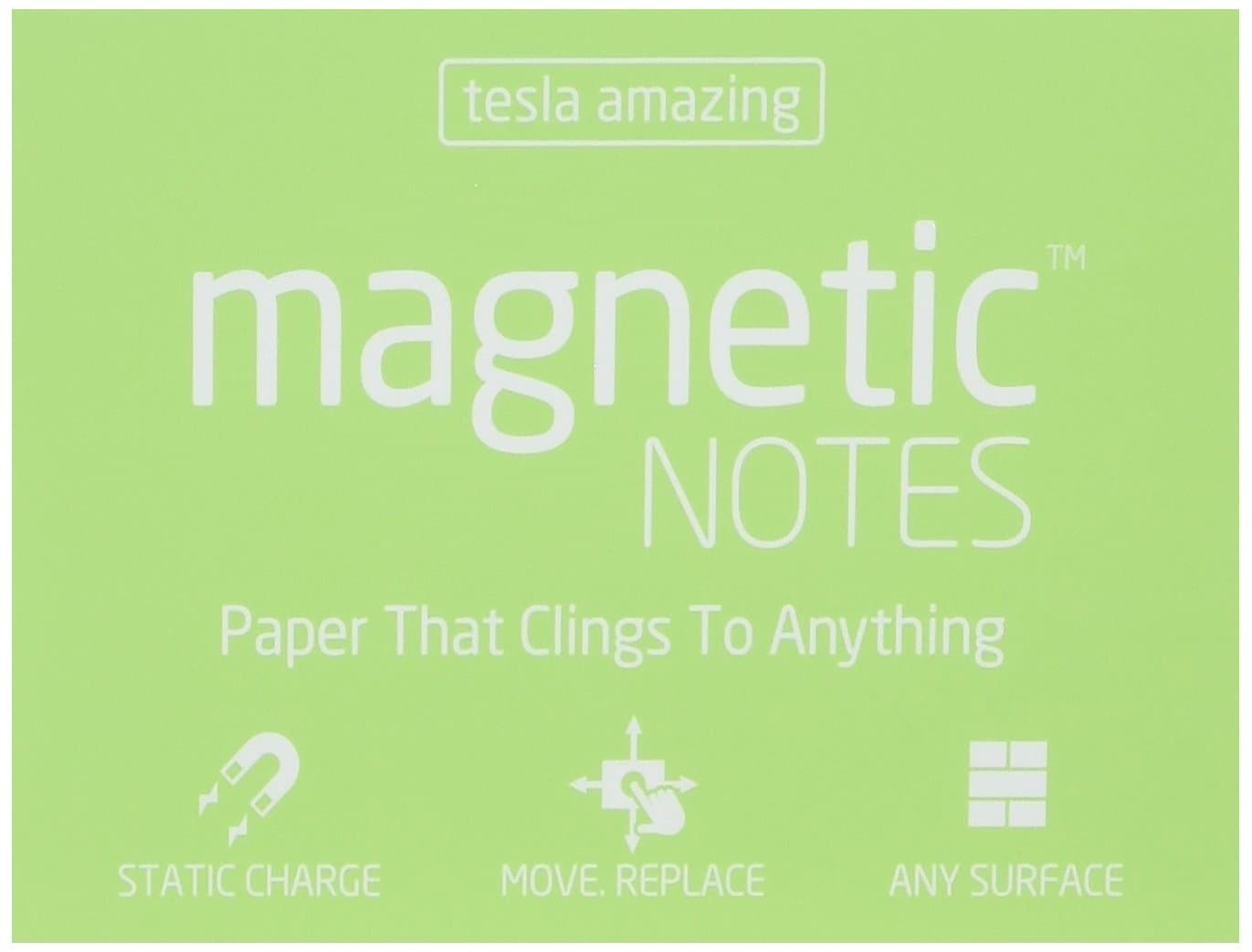 Amazing Static-Charge Sticky Notes, Funded on Kickstarter! Best-Selling 4x3" Size, Get 8 Blocks in Different Colours, Save 29%!