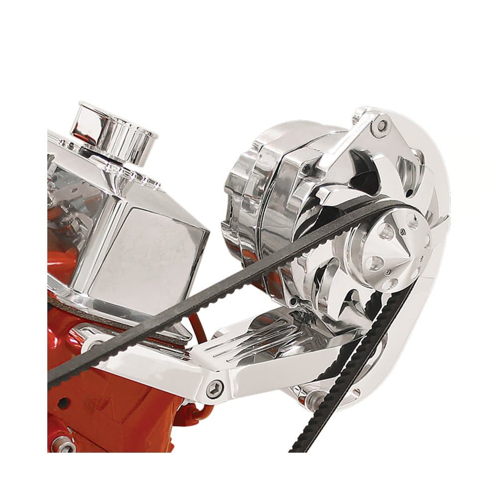 Billet Specialties 10420 Independent Driver Side Mount Alternator Bracket for Small Block Chevy