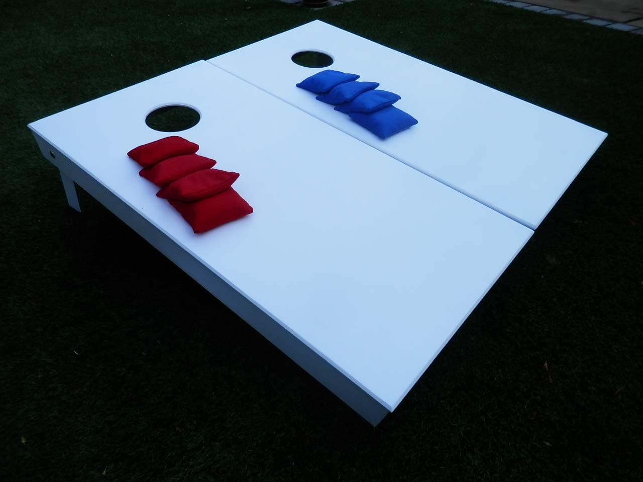 Cornhole Euro Full Set (white)