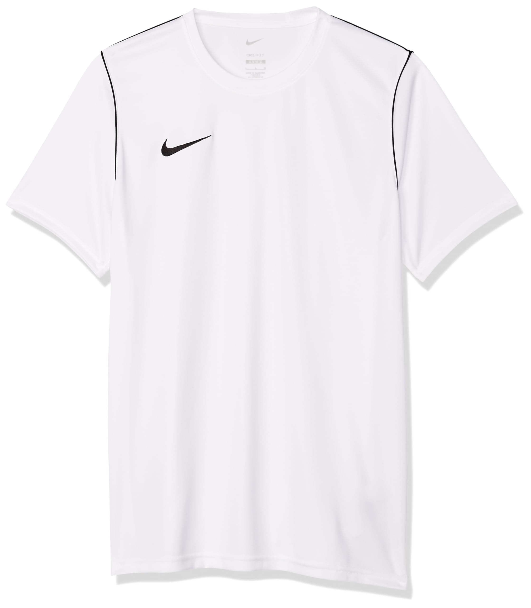 Nike Men's Park Short Sleeve T Shirt (White, Large)
