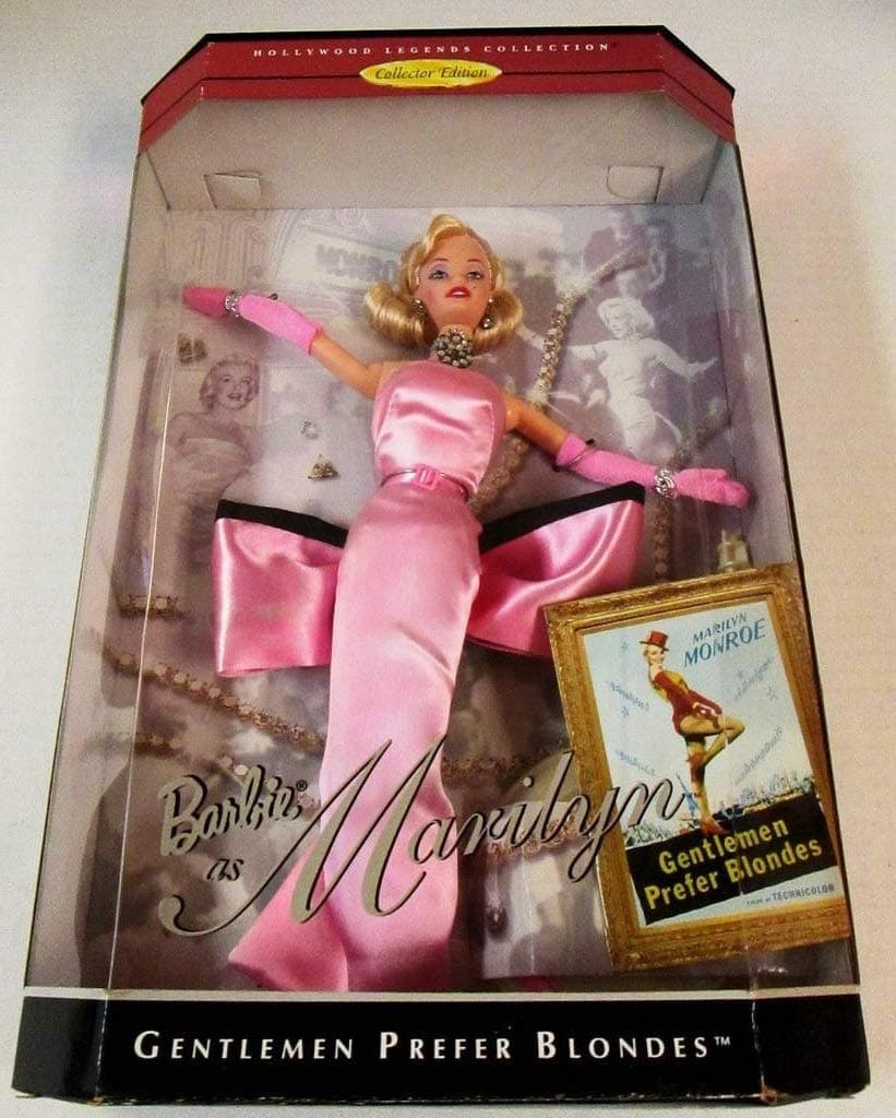 Barbie As Marilyn Hollywood Legends Collection - Gentlemen Prefer Blondes