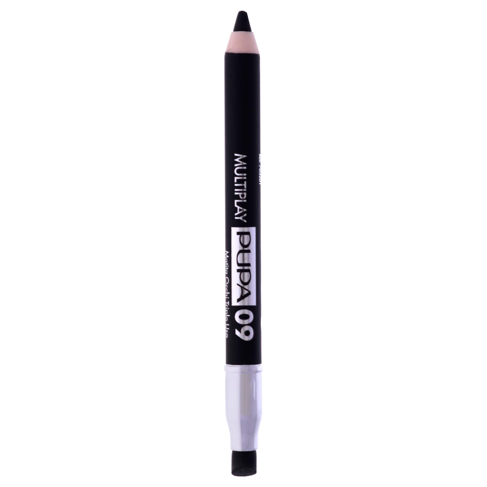 Multiplay Triple-Purpose Eye Pencil- For Three Purposes- To Perfectly Line The Eyes- To Make Them Look Intense- For Perfectly Blendable Pure Color- Smooth Texture- 09 Black- 0.04 Oz