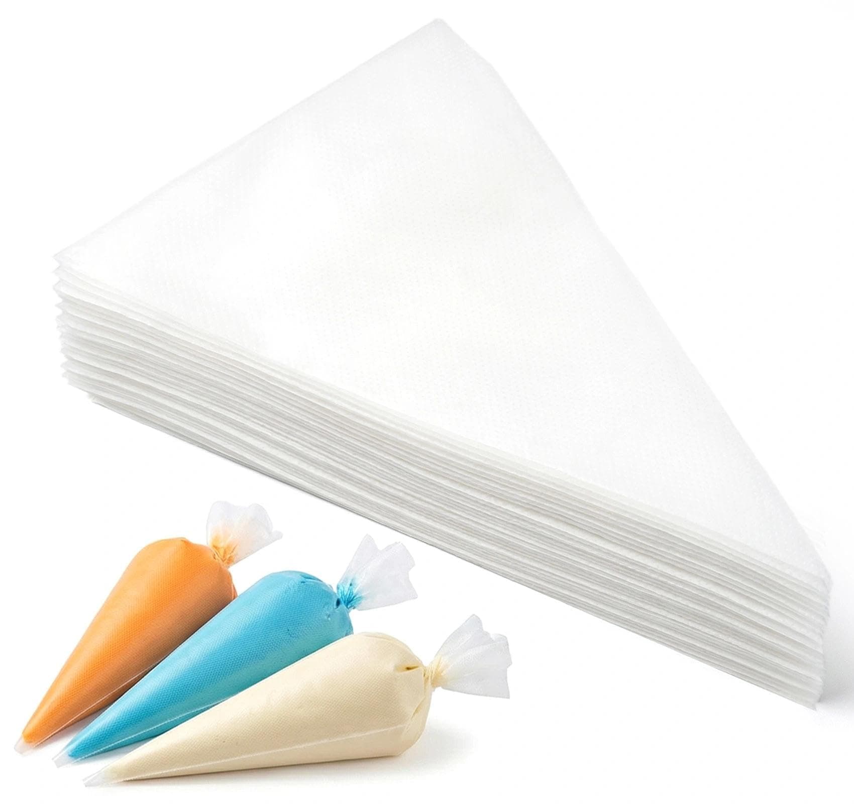 Piping Bags,ilauke 200 Pcs Pastry Bags 13inch Anti Burst Disposable Cake Decorating Bags,Durable Non-Slip Icing Piping Bag for Cupcake Cake Cream Frosting Cookie and Dessert Decorating Supplies