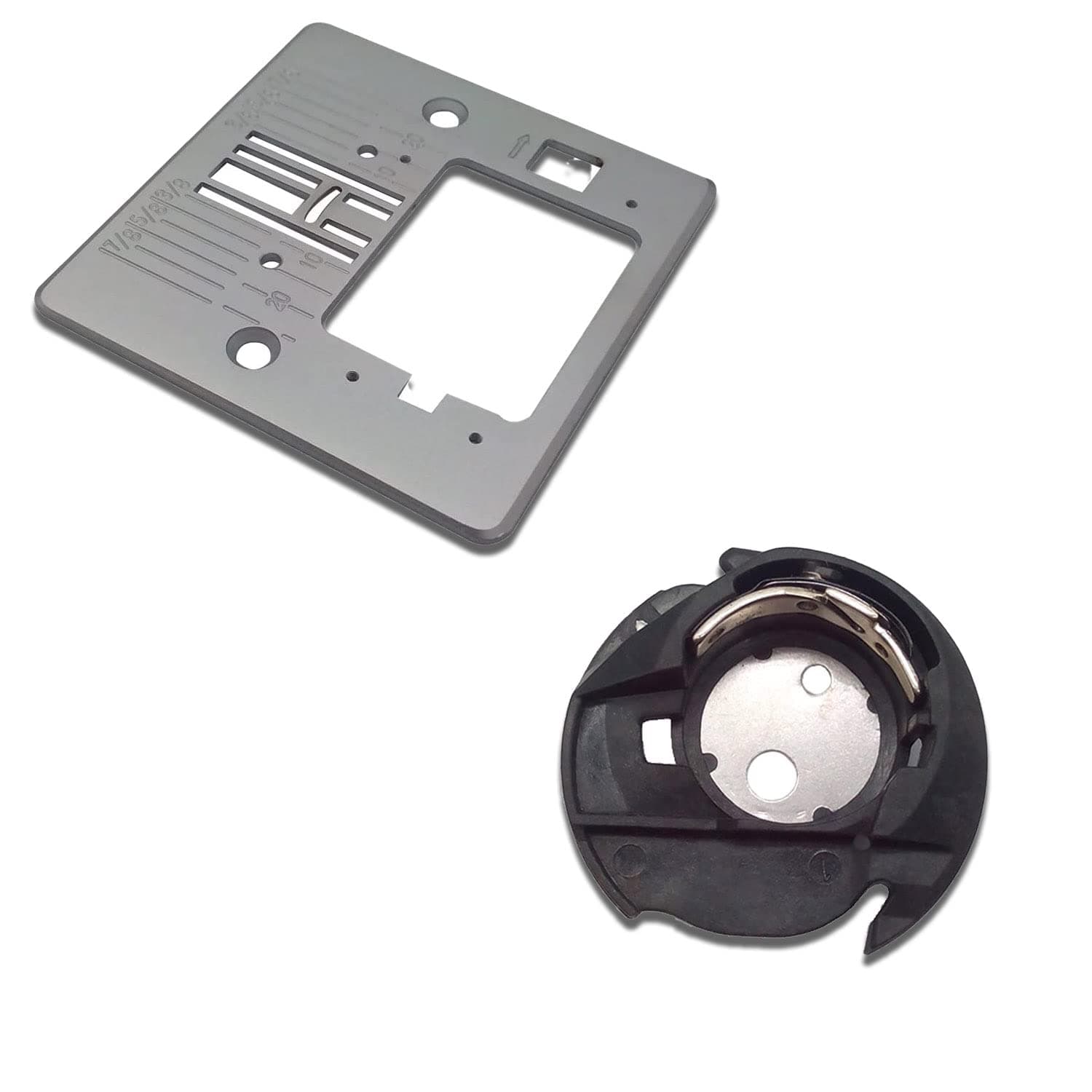 BequilterBobbin Case #Q6A0764000 with Needle Throat Plate #416472401 for Singer 3321, 4411 Heavy Duty, 4423 Heavy Duty, 4432, 4452, 5523, 5532 Heavy Duty, 5544