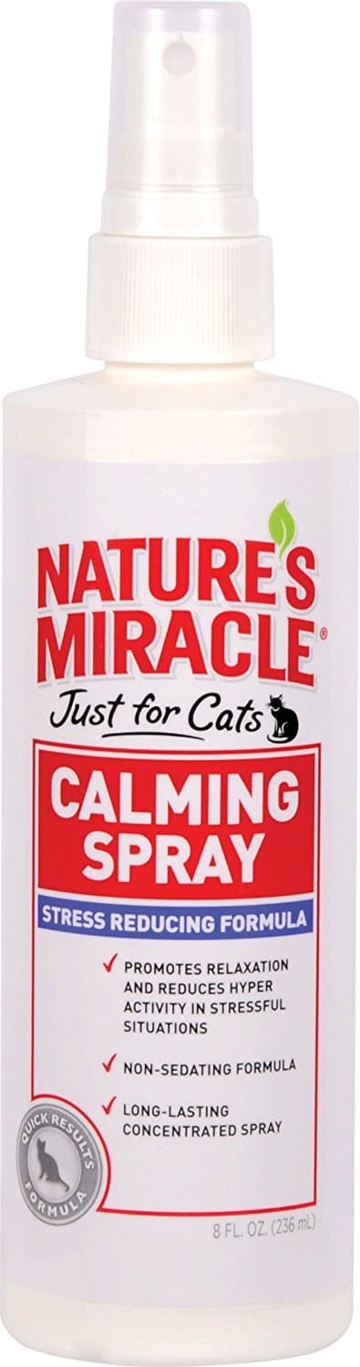 Just for Cats No Stress Calming Spray, 8-Ounce