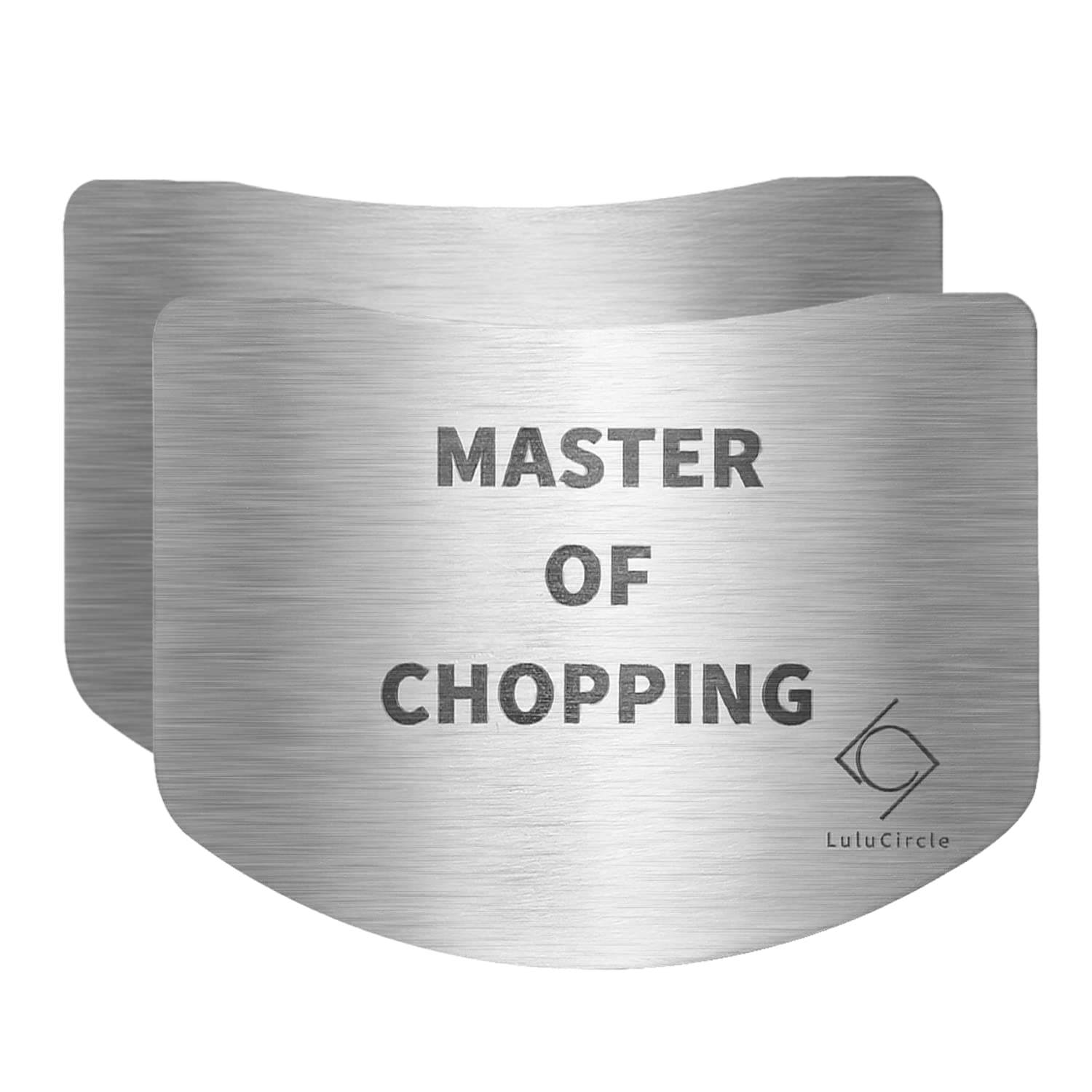 Finger Guards for Cutting, Stainless Steel 304 Finger Guard for Cutting Food, Finger Protectors, Finger Protector, Avoid Hurting when Slicing and Dicing, Black 2 Pieces