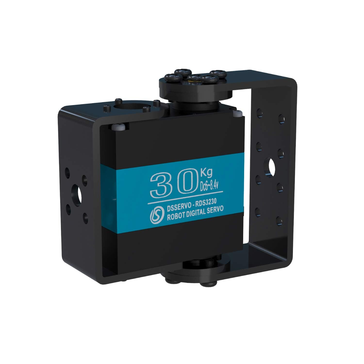 UCTRONICS 30KG High Torque Digital RC Servo with Bracket Kit, Full Metal Gear Steering Servo for DIY Advanced Robot, Robotic Arm, PTZ Cameras