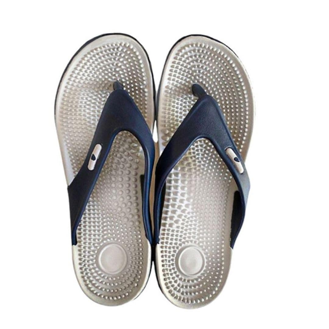 LifeBalance Comfortable Foot Massage Slipper with Arch Support for Pain Relief, Orthopedic Slippers