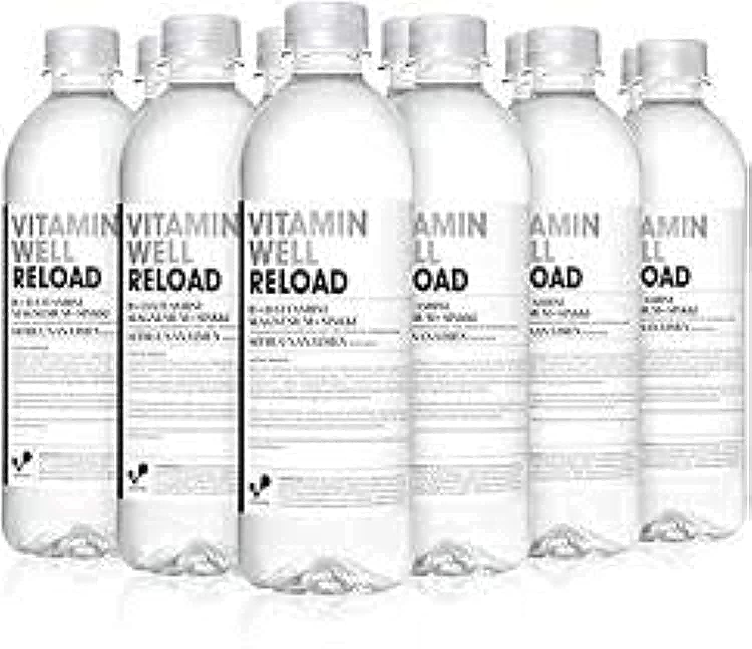 Reload Lemon/Lime Vitamin B + D Magnesium + Zinc (VW RELOAD 500ML, Pack of 12)