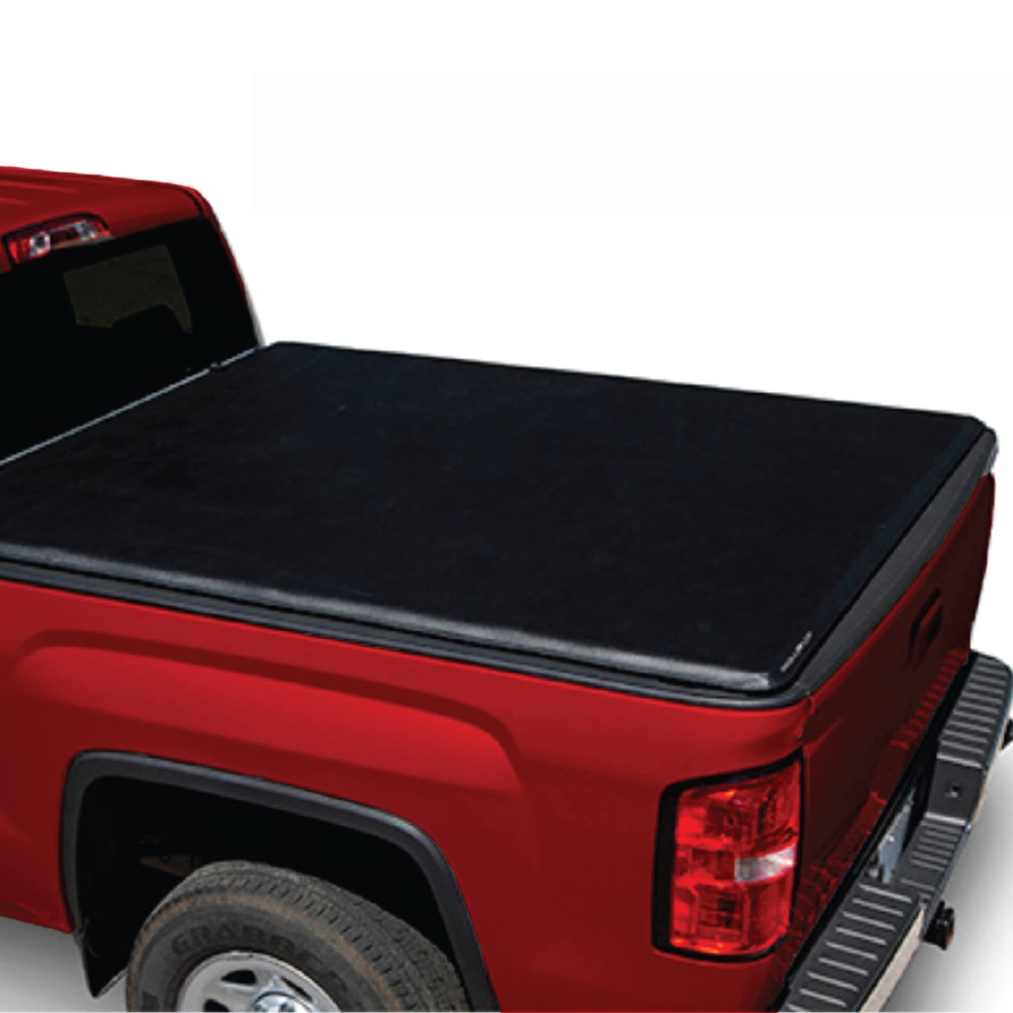 LEER | Fits 2019-2023 GM Chevy Silverado/GMC Sierra with 5’8” Bed | Truck Bed Tonneau Cover | Easy Install (5’8” Bed Soft Roll Up)