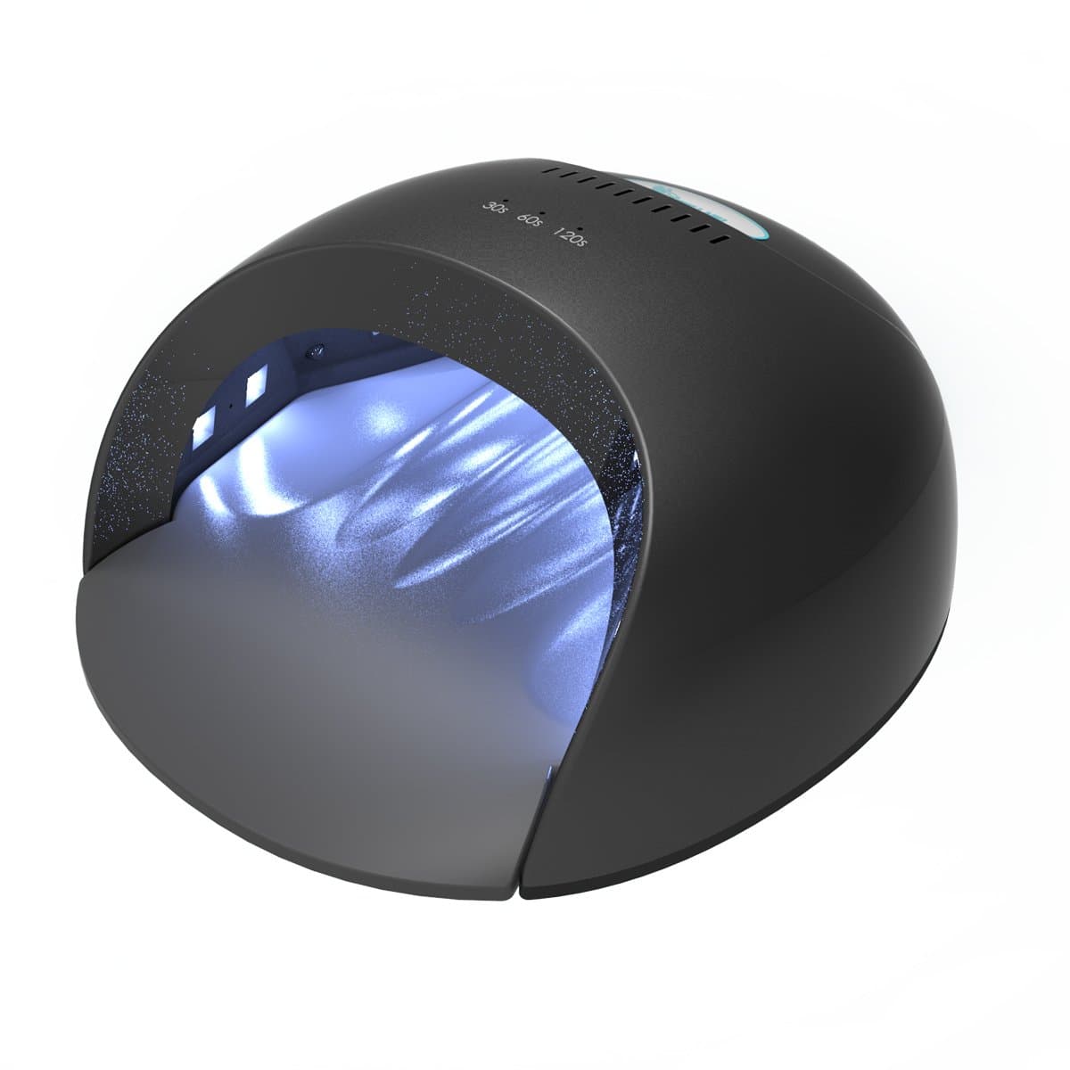 LED Nail Lamp, Erosway Nail Lamps 36w Touch Screen Switch Nail Polish Dryer with 30/60/120s Timer, Sensor and Finger Positioner. Treats LED and UV Gels. (Black)