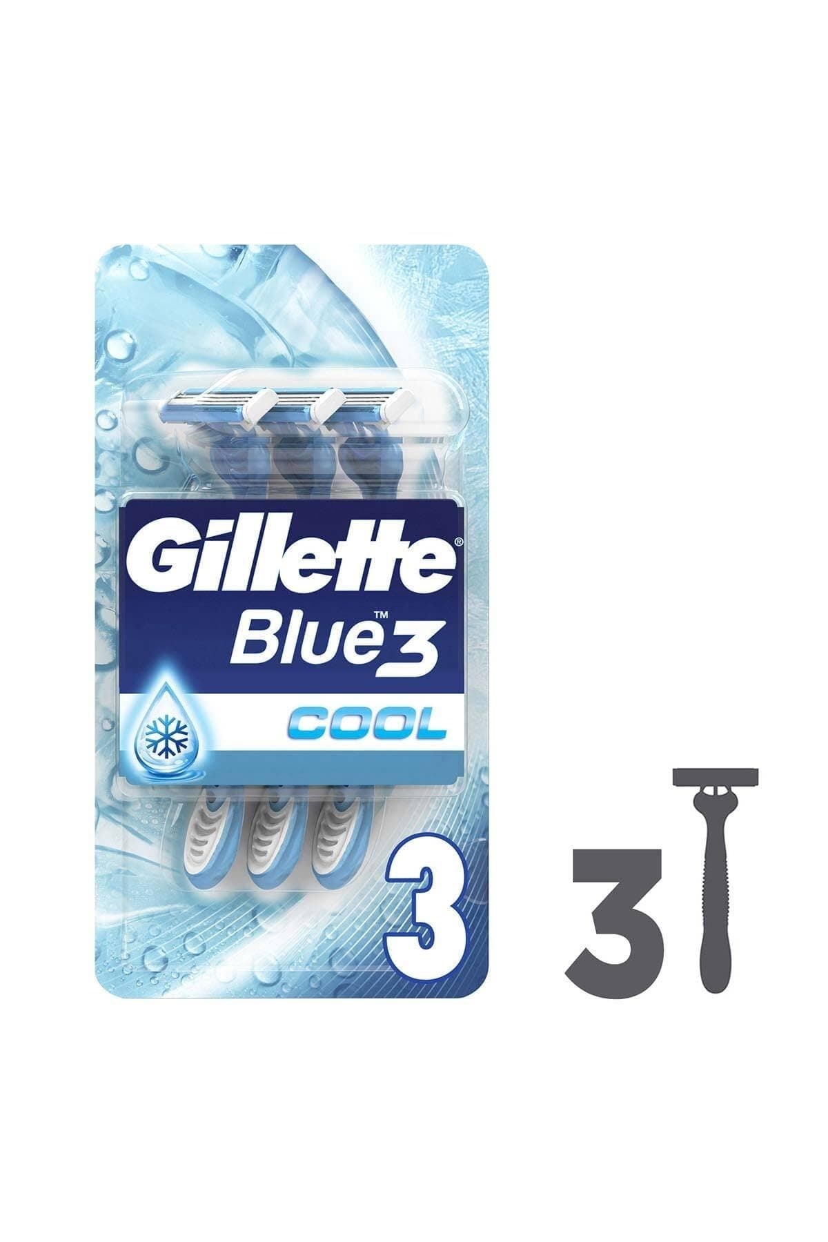 Blue3 Cool Shaving Razors, 6 Pieces