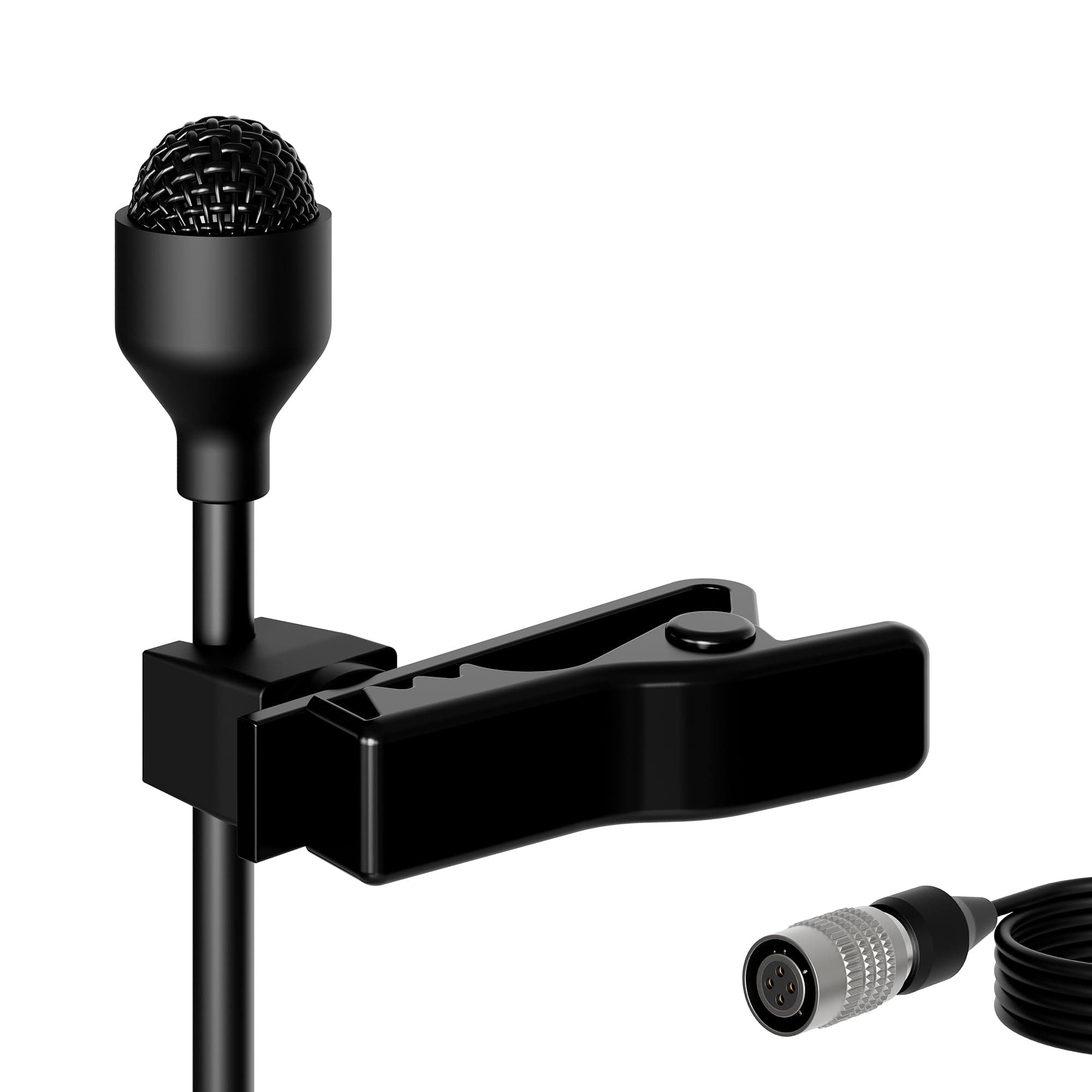 MIC-J 044 Lapel Microphone Lavalier Microphone Compatible with Audio Technica Bodypack Transmitter