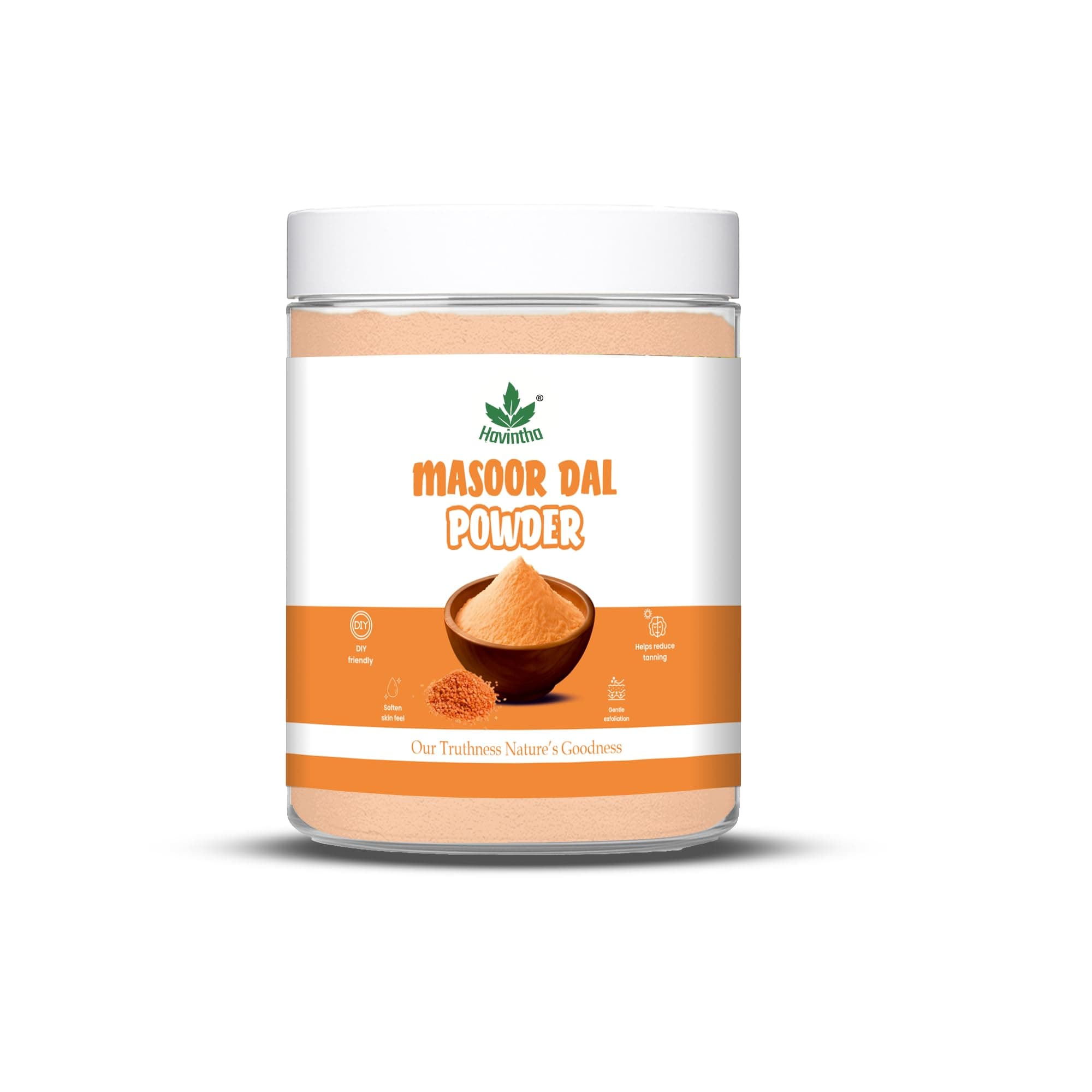 Havintha Masoor Dal Powder Herbal Facewash | Skin Brightener & Cleanser - 227 Grams