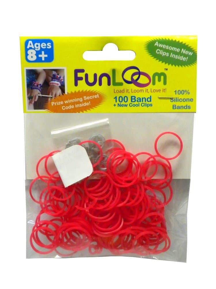 Silicone Bands 100 Red to Pink Color Changing Mood Bands