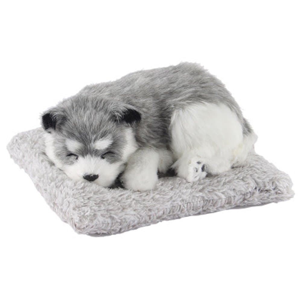 Car Dashboard Decorations Cute Puppy Car Interior Display Ornaments With Natural Air Purifying Bag Best Birthday Holiday Gift for Car Home Office(Husky)