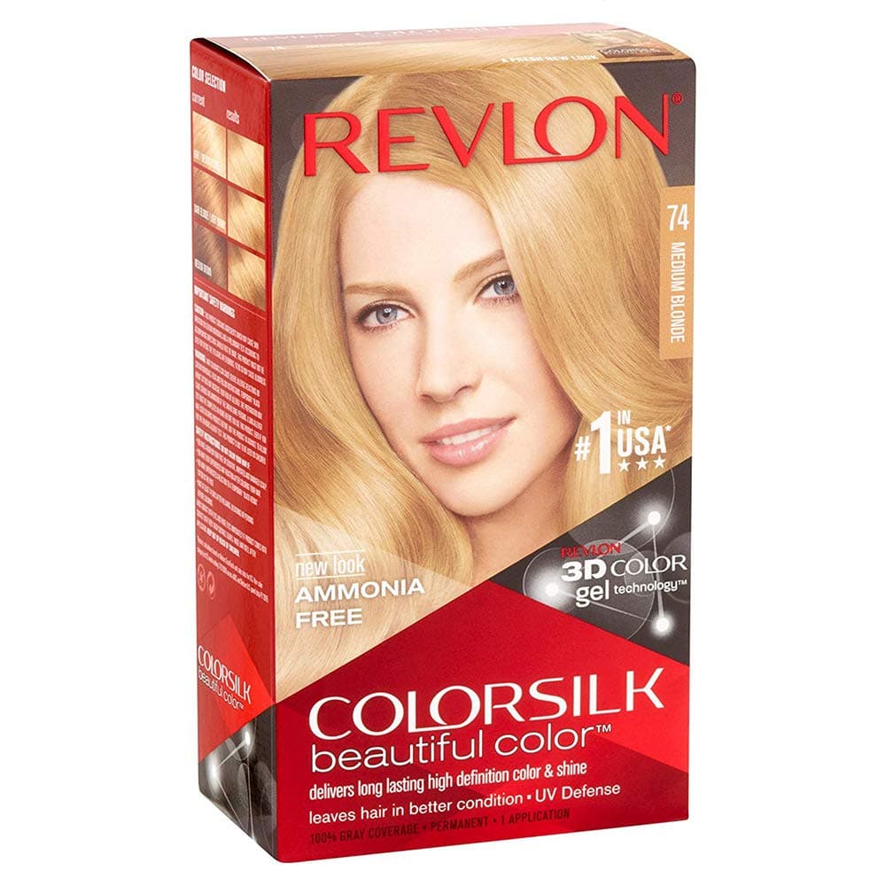 ColorSilk Hair Color [74] Medium Blonde 1 Each (Pack of 5)