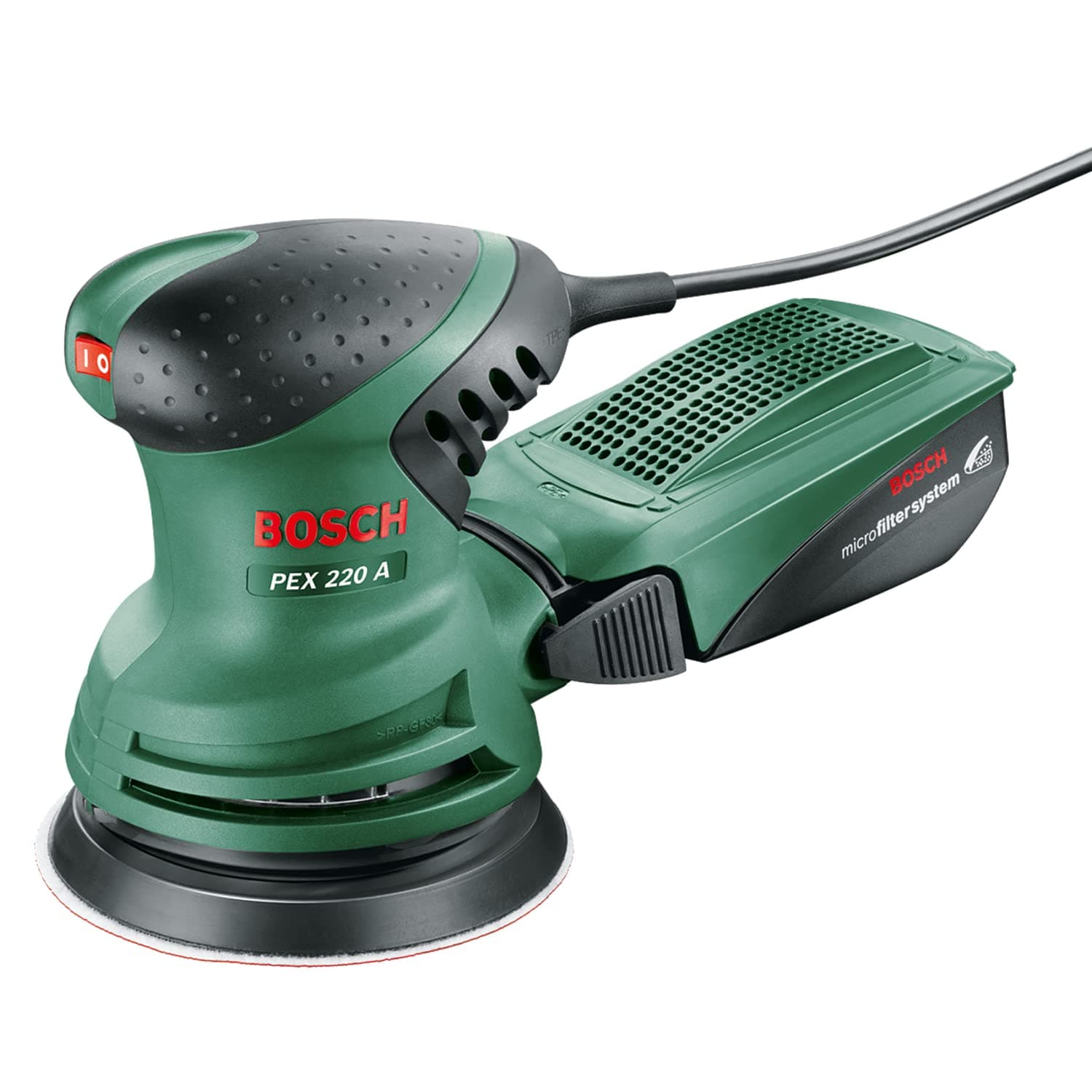 Bosch Random Orbit Sander PEX 220 A (220 W, in Carton Packaging)