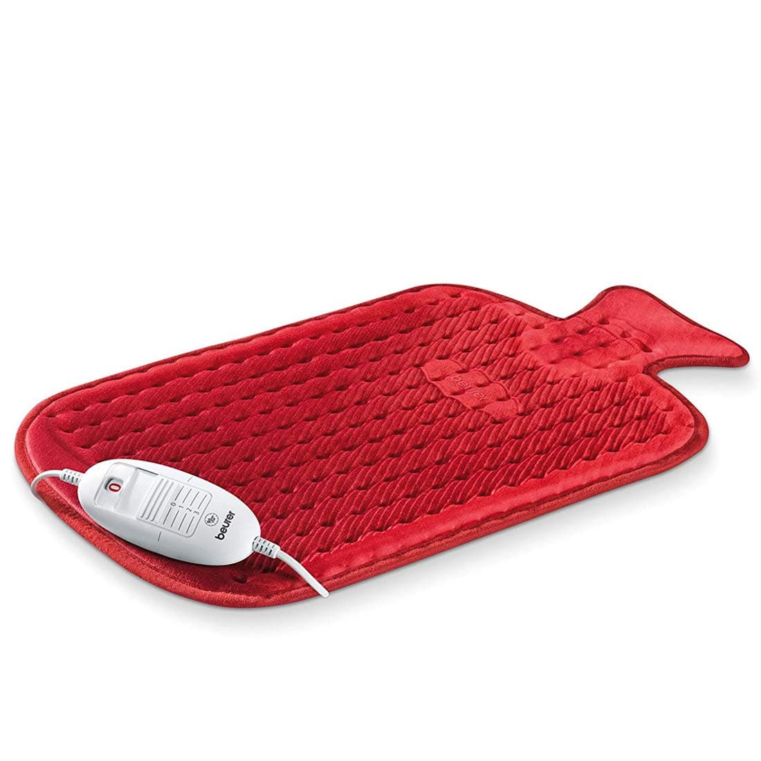 Beurer HK44UK Heat Pad | Soft and cosy electric heat pad | Rapid warm-up function | 3 electronically regulated temperature settings | Machine-washable | The NEW-AGE hot water bottle