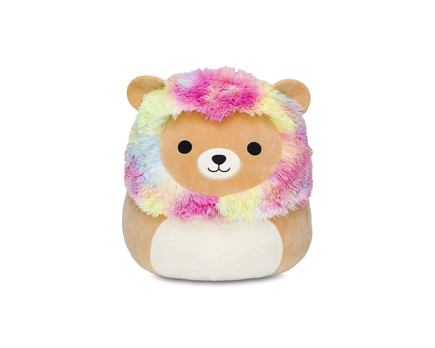 Squishmallow Kellytoy 5 Inch Leonard The Rainbow Mane Lion Super Soft Plush Toy Buddy Stuffed Animal, Multicolored (SQ20-5LN)