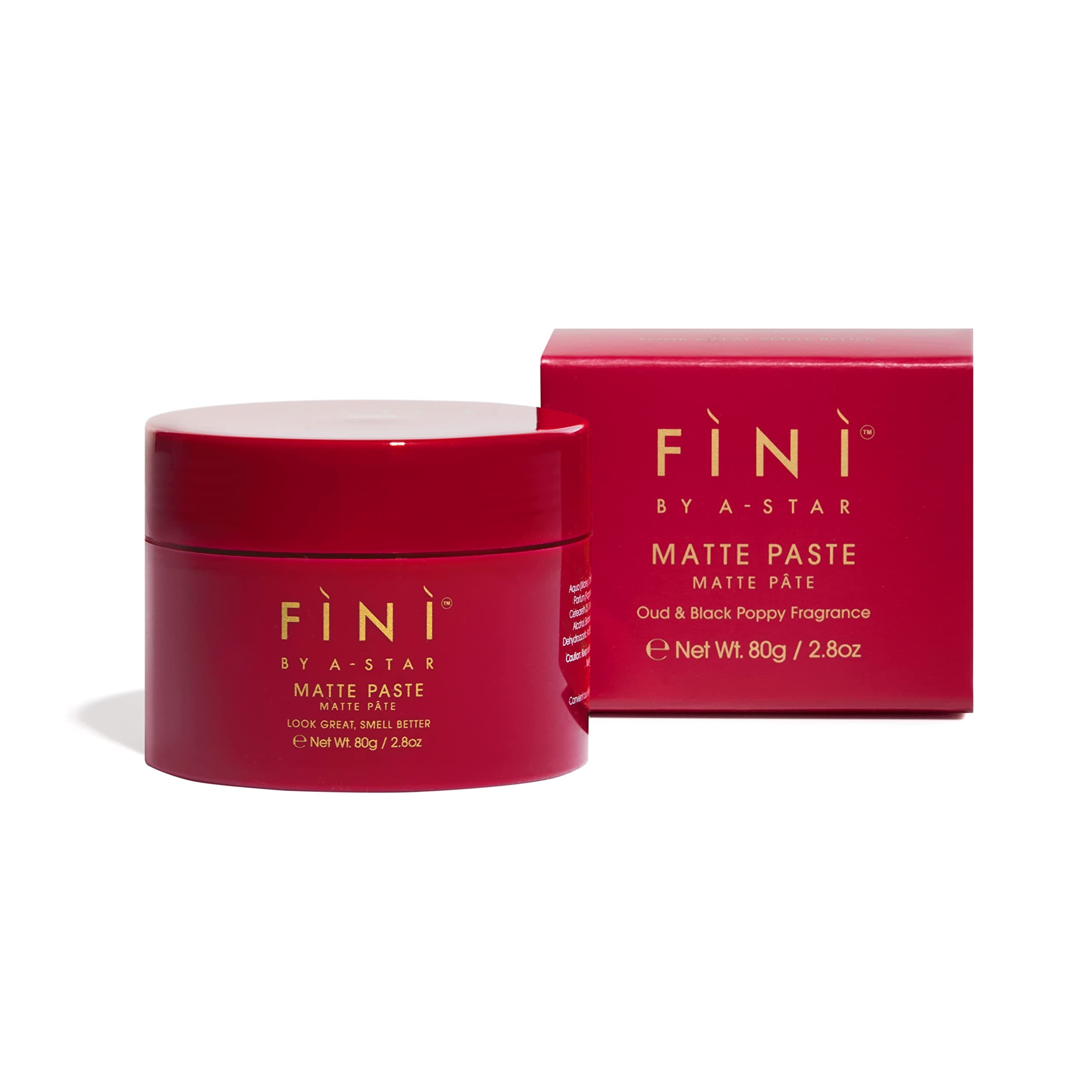 - FINI by A-Star Matte Paste for Men – Volumizing Paste with Natural Look & Strong Hold, Matte Finish, Oud Fragrance