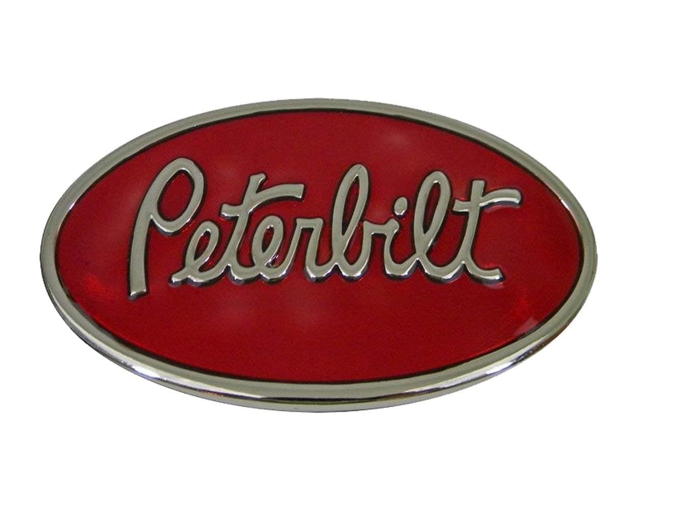 SuperSenter Premium Peterbilt Red Trucking Belt Buckle - Men or Women Western Belt Accessory