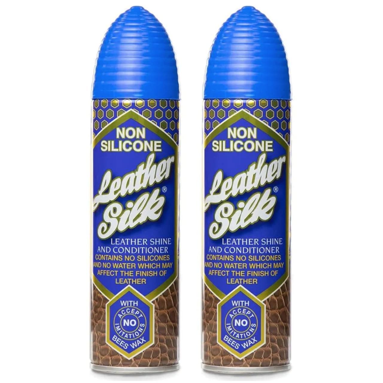 Aristowax Leather Silk Shine & Conditioner with Beeswax, Non-Silicone Formula Emollients for Leather Sofas, Car Seats, Furniture - Leather Spray Cleaner Polish and Protector, 2 pack + Cheeroo Magnet