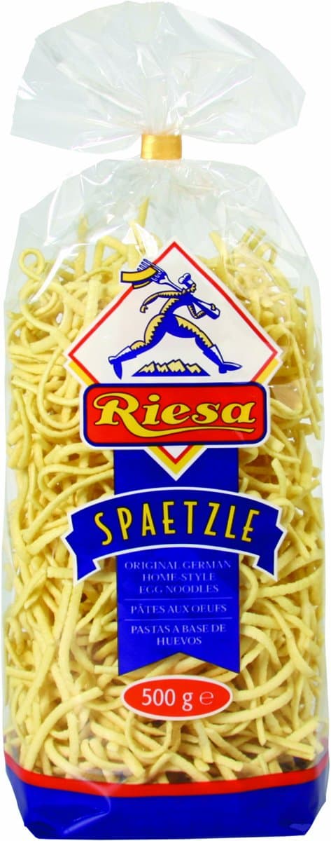 Riesa Spaetzle Noodles With Real Egg, 17.6-Ounce Bags (Pack of 12)