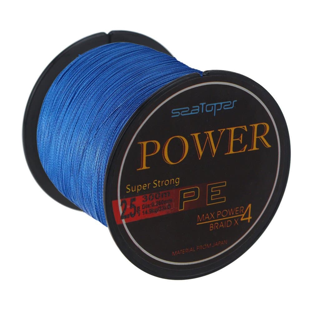 Super Strong Braided Fishing Line 300M / 328 Yards 60LB 0.400mm Saltwater PE Fishing Braid Line Blue