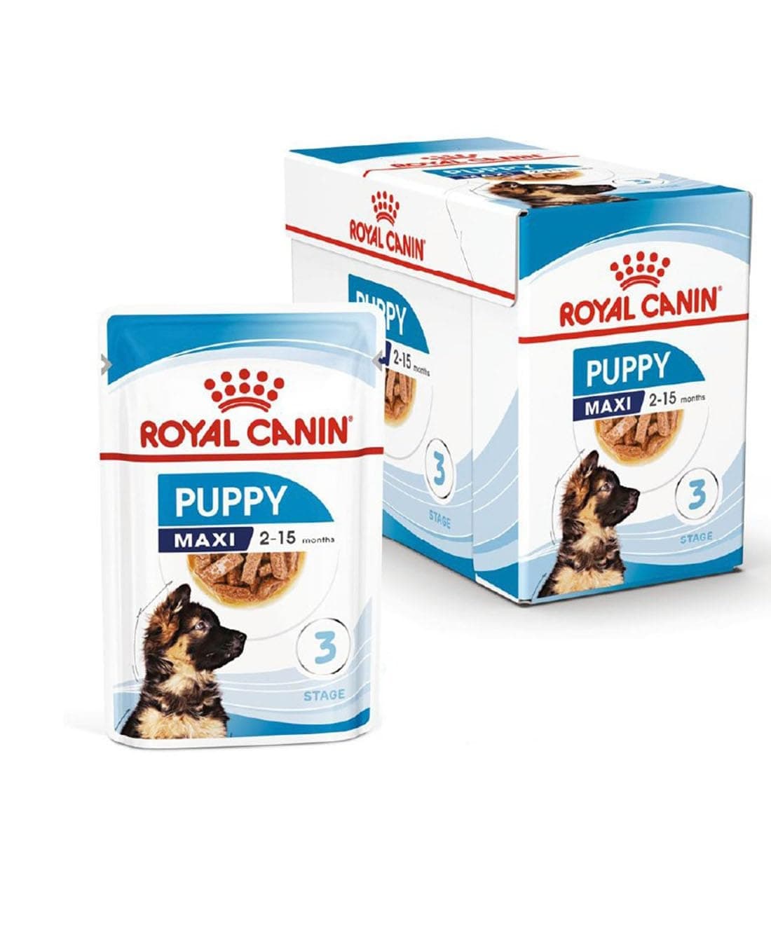 Maxi Puppy in Gravy Wet Food (10 x 140g Pouches)
